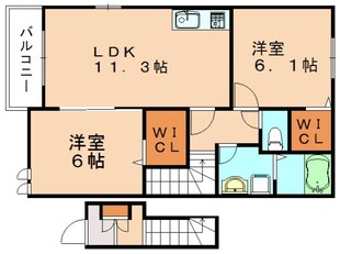 グランメール柏の森の物件間取画像